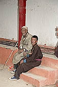 Ladakh - ladakhi attending the cham dances at Tak Tok monastery